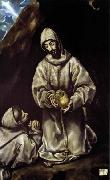 GRECO, El St Francis and Brother Leo Meditating on Death Sweden oil painting artist